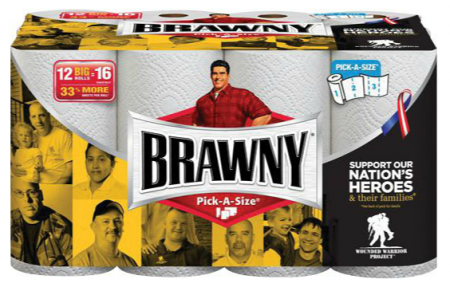 Brawny Big Roll Paper Towels $0.42 Each at Staples