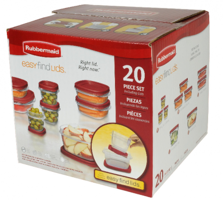 *HOT* $7.50 (Reg $26) 40-Piece Rubbermaid Containers + Free Pickup