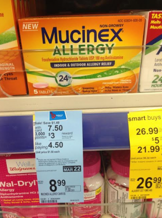 Free Mucinex at Walgreens + $3 Moneymaker