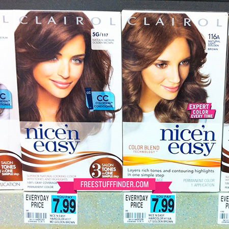 $2.84 (Reg $8) Clairol Nice N Easy Hair Color at Rite Aid