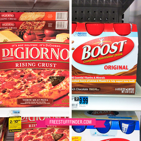 $2.34 (Reg $5) DiGiorno Pizza & Boost Drink at Rite Aid