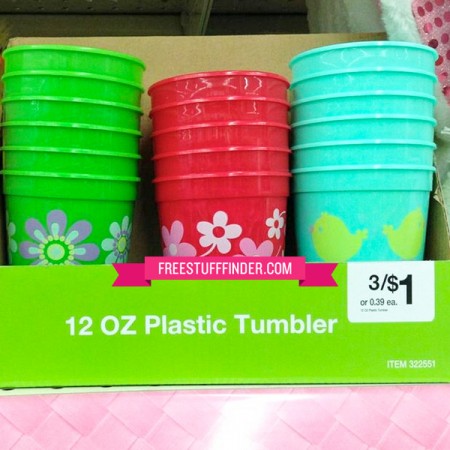 $0.17 Easter Plastic Cup Tumblers at Walgreens