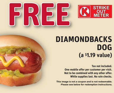 Free Hot Dog at Circle K (AZ & NV Only)