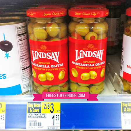 $1.00 Lindsay Olives at Walgreens