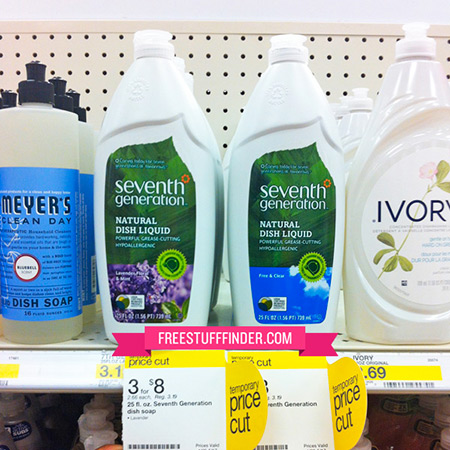$1.40 (Reg $3.19) Seventh Generation Dish Soap at Target
