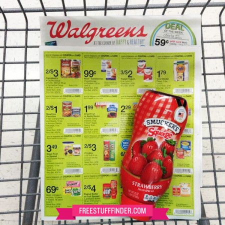 $1.00 Smuckers Fruit Spread at Walgreens