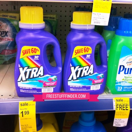 $1.99 (Reg $2.79) Xtra Laundry Detergent at Walgreens