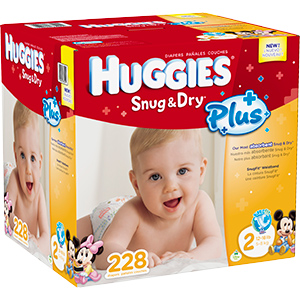 2 Free Samples Huggies Snug & Dry Diapers