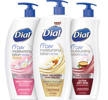 Free Sample Dial 7 Day Moisturizing Lotion