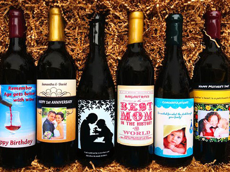 $15 Custom Wine ($30 Value) Mother's Day Gift Idea