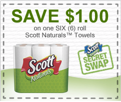 $1.99 Scott Naturals Paper Towels at Walgreens