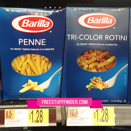 $1.00 off Two Barilla Pasta Coupon + Walmart Deal