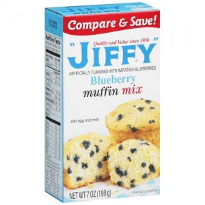 Free Box Jiffy Blueberry Muffin Mix