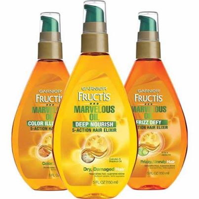 Free Sample Garnier Fructis Marvelous Oil at Veo