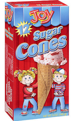 $0.50 Joy Ice Cream Cones at Walmart 