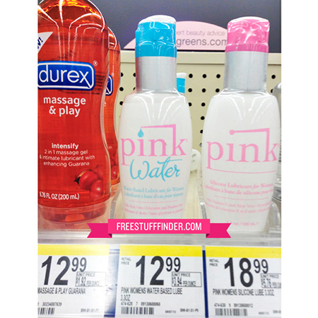 Free Pink Water Personal Lubricant at Walgreens (Week 5/4)