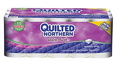 $0.39 per roll Quilted Northern Toilet Paper at Staples