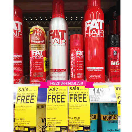 $3.49 (Reg $9.99) Fat Hair Products at Walgreens