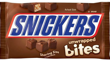 $0.17 (Reg $1.90) Snickers or Milky Way Bites at Rite Aid