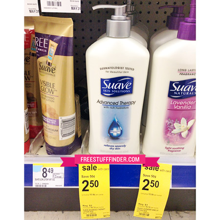 $1.00 (Reg $2.50) Suave Lotion at Walgreens 