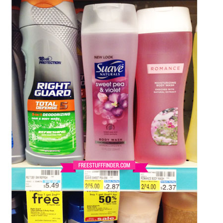 $1.38 Suave Body Wash at CVS 