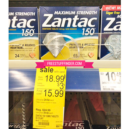 Free Zantac Acid Reducer at Walgreens