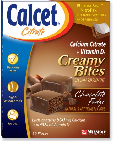 Free Sample Calcet Calcium Creamy Bites