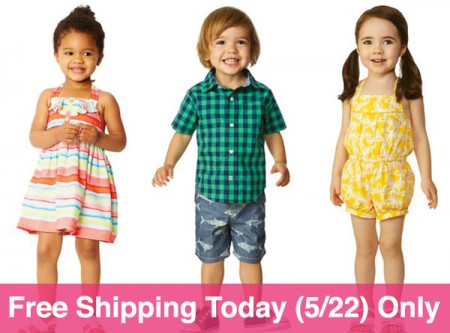 Gymboree: Free Shipping Today Only + Everything Under $14.99