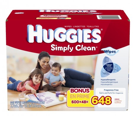 $6.78 (Reg $15) Huggies Wipes + Free Shipping ($0.01 per wipe)