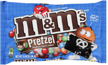 $1.00 (Reg $3) M&M's Pretzel Chocolate Candies at CVS