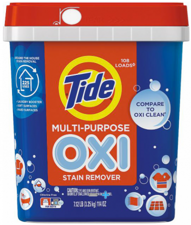 $8.99 (Reg $12) Tide Oxi Stain Remover (108 loads)