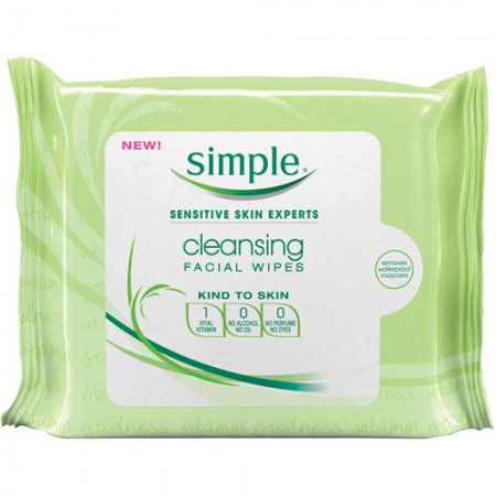 $1.74 (Reg $6.99) Simple Cleansing Wipes at Rite Aid
