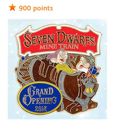 Seven Dwarfs Pin with Disney Movie Rewards