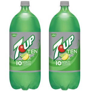 $0.50 7UP Ten Soda at Walgreens 