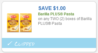 BarillaPlusPastacoupon