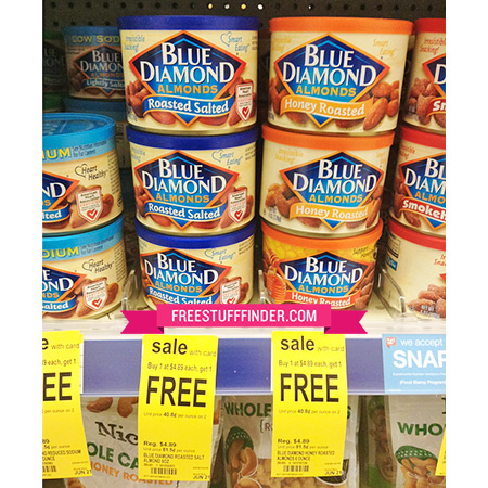 $2.45 (Reg $4.89) Blue Diamond Almonds at Walgreens