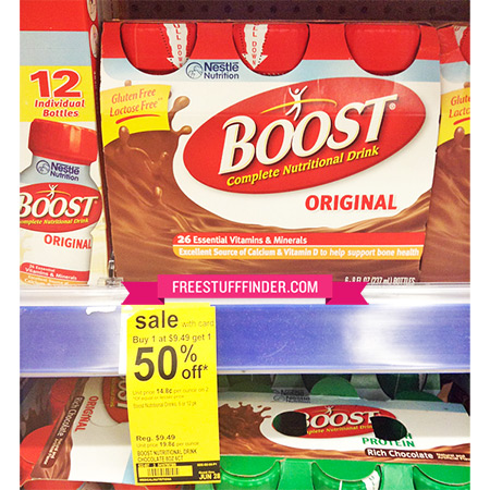 $5.62 (Reg $9.49) Boost Drinks at Walgreens