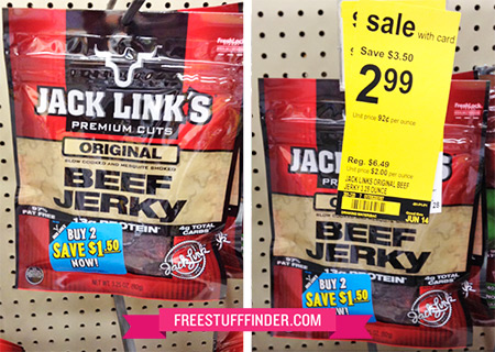 $2.99 (Reg $6.49) Jack Links Beef Jerky & Nuggets at Walgreens