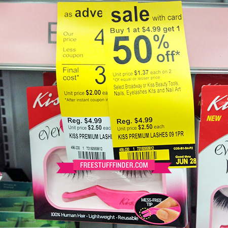 $2.74 (Reg $5) Kiss Eyelashes at Walgreens