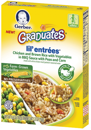 $0.69 (Reg $2.39) Gerber Graduates Lil' Entrees at Safeway Affiliate Stores 