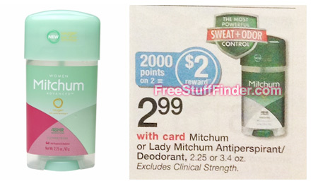 Free Mitchum Deodorant at Walgreens (Week 7/6)