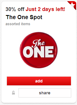 *HOT* 30% The One Spot Target Cartwheel