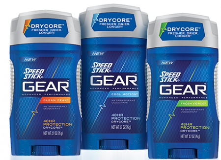 $1.00 (Reg $4.99) Speed Stick Gear Deodorant at Walgreens 