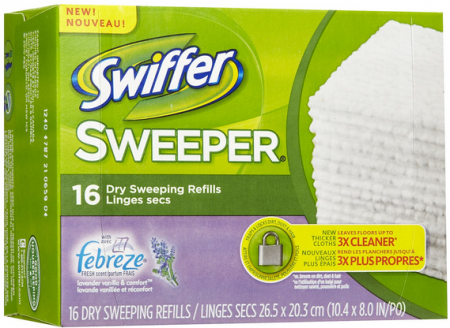 $2.99 (Reg $5) Swiffer Sweeper Refill at Walgreens