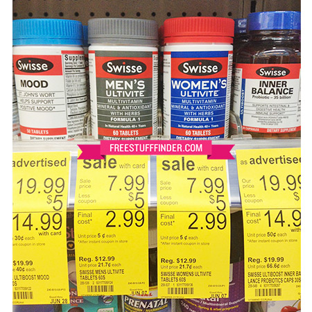 $2.99 (Reg $13) Swisse Ultivite at Walgreens