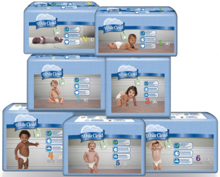*HOT* $0.12 per Diaper White Cloud Diapers at Walmart