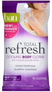 $0.49 (Reg $2) Ban Total Refresh Cloths at Walgreens