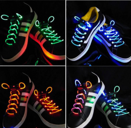 $6.25 (Reg $30) LED Waterproof Shoelaces at Tanga (Free Shipping)