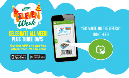 FREE Snacks & Treats at 7-Eleven (All Week Long!)