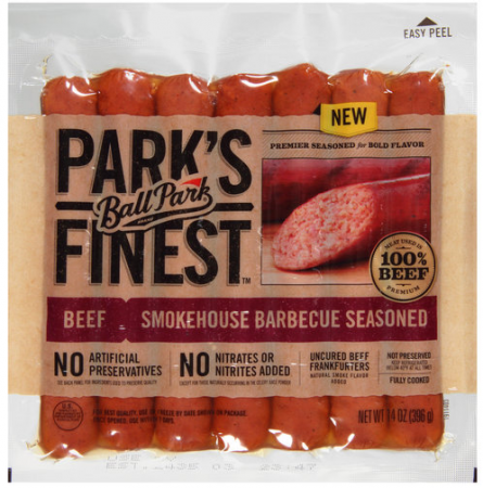 $0.50 (Reg $3.50) Ball Park's Finest Hot Dogs at Walmart